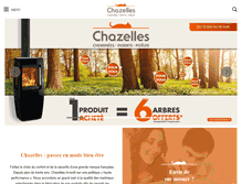 Tablet Screenshot of chazelles.com
